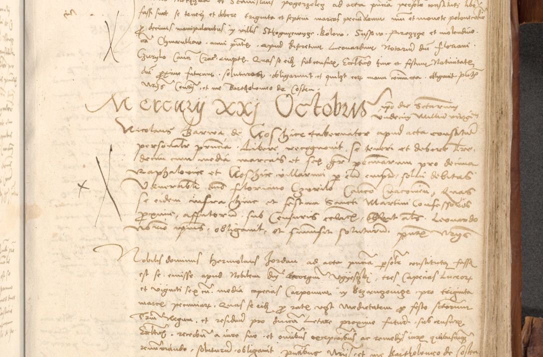 Zdjęcie nr 782 dla obiektu archiwalnego: Acta obligationum coram reverendo patre domino Thoma Rosnowsky canonico et officiali generali Cracoviensi ad annum Domini 1518