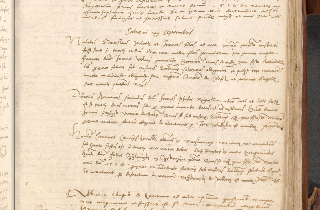 Zdjęcie nr 770 dla obiektu archiwalnego: Acta obligationum coram reverendo patre domino Thoma Rosnowsky canonico et officiali generali Cracoviensi ad annum Domini 1518