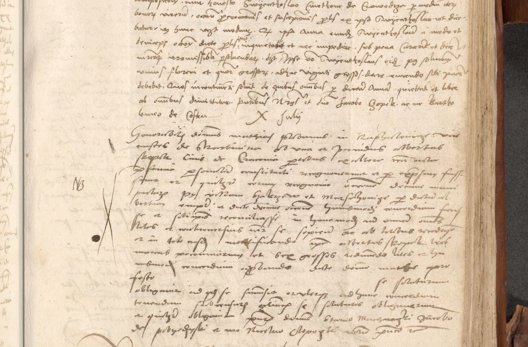 Zdjęcie nr 752 dla obiektu archiwalnego: Acta obligationum coram reverendo patre domino Thoma Rosnowsky canonico et officiali generali Cracoviensi ad annum Domini 1518