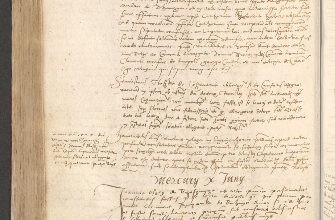 Zdjęcie nr 743 dla obiektu archiwalnego: Acta obligationum coram reverendo patre domino Thoma Rosnowsky canonico et officiali generali Cracoviensi ad annum Domini 1518