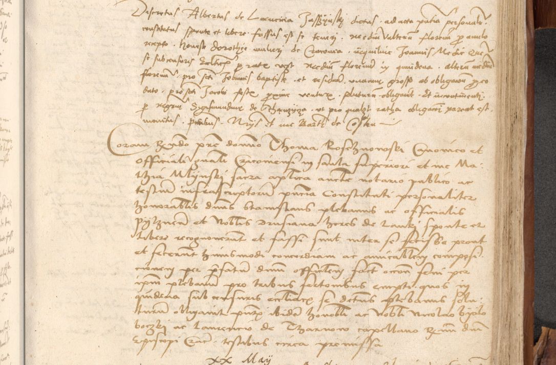 Zdjęcie nr 736 dla obiektu archiwalnego: Acta obligationum coram reverendo patre domino Thoma Rosnowsky canonico et officiali generali Cracoviensi ad annum Domini 1518
