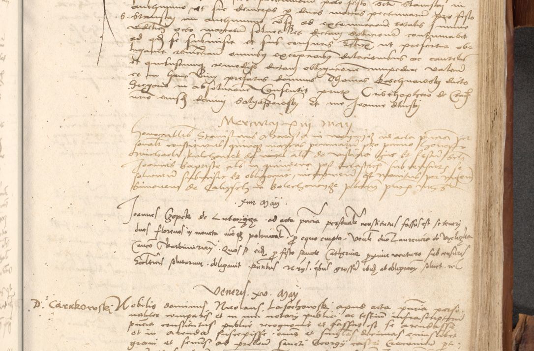 Zdjęcie nr 734 dla obiektu archiwalnego: Acta obligationum coram reverendo patre domino Thoma Rosnowsky canonico et officiali generali Cracoviensi ad annum Domini 1518