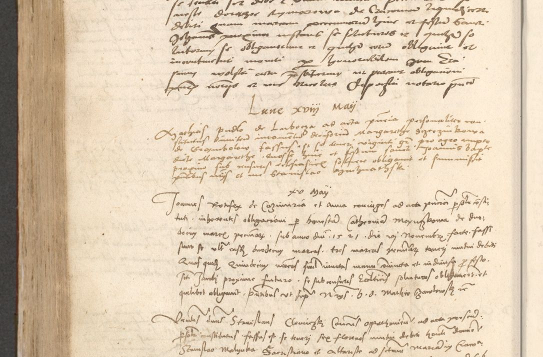 Zdjęcie nr 735 dla obiektu archiwalnego: Acta obligationum coram reverendo patre domino Thoma Rosnowsky canonico et officiali generali Cracoviensi ad annum Domini 1518