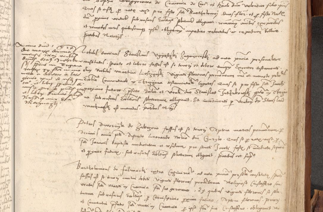 Zdjęcie nr 732 dla obiektu archiwalnego: Acta obligationum coram reverendo patre domino Thoma Rosnowsky canonico et officiali generali Cracoviensi ad annum Domini 1518