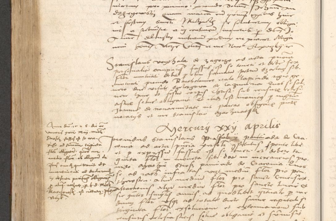 Zdjęcie nr 725 dla obiektu archiwalnego: Acta obligationum coram reverendo patre domino Thoma Rosnowsky canonico et officiali generali Cracoviensi ad annum Domini 1518