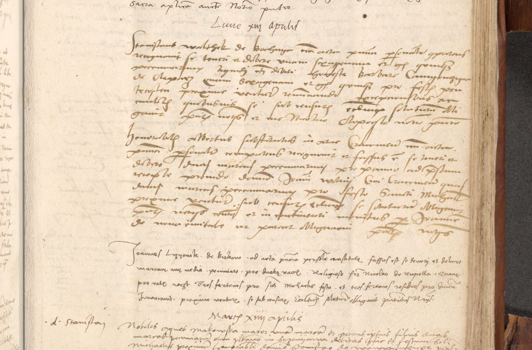 Zdjęcie nr 722 dla obiektu archiwalnego: Acta obligationum coram reverendo patre domino Thoma Rosnowsky canonico et officiali generali Cracoviensi ad annum Domini 1518