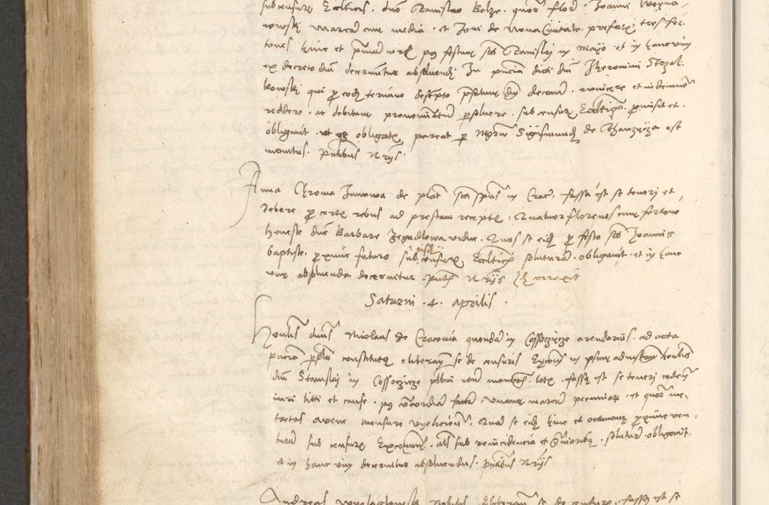 Zdjęcie nr 715 dla obiektu archiwalnego: Acta obligationum coram reverendo patre domino Thoma Rosnowsky canonico et officiali generali Cracoviensi ad annum Domini 1518