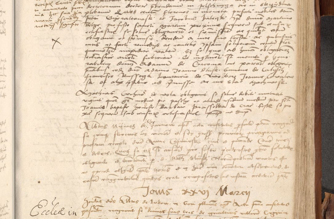 Zdjęcie nr 708 dla obiektu archiwalnego: Acta obligationum coram reverendo patre domino Thoma Rosnowsky canonico et officiali generali Cracoviensi ad annum Domini 1518