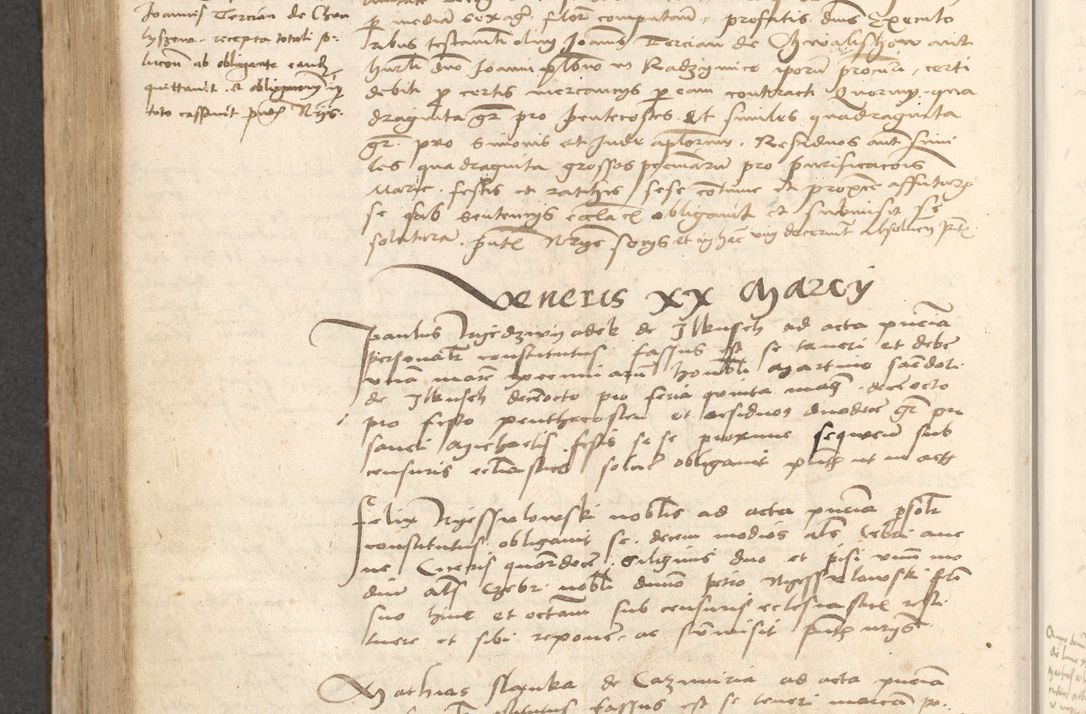 Zdjęcie nr 703 dla obiektu archiwalnego: Acta obligationum coram reverendo patre domino Thoma Rosnowsky canonico et officiali generali Cracoviensi ad annum Domini 1518