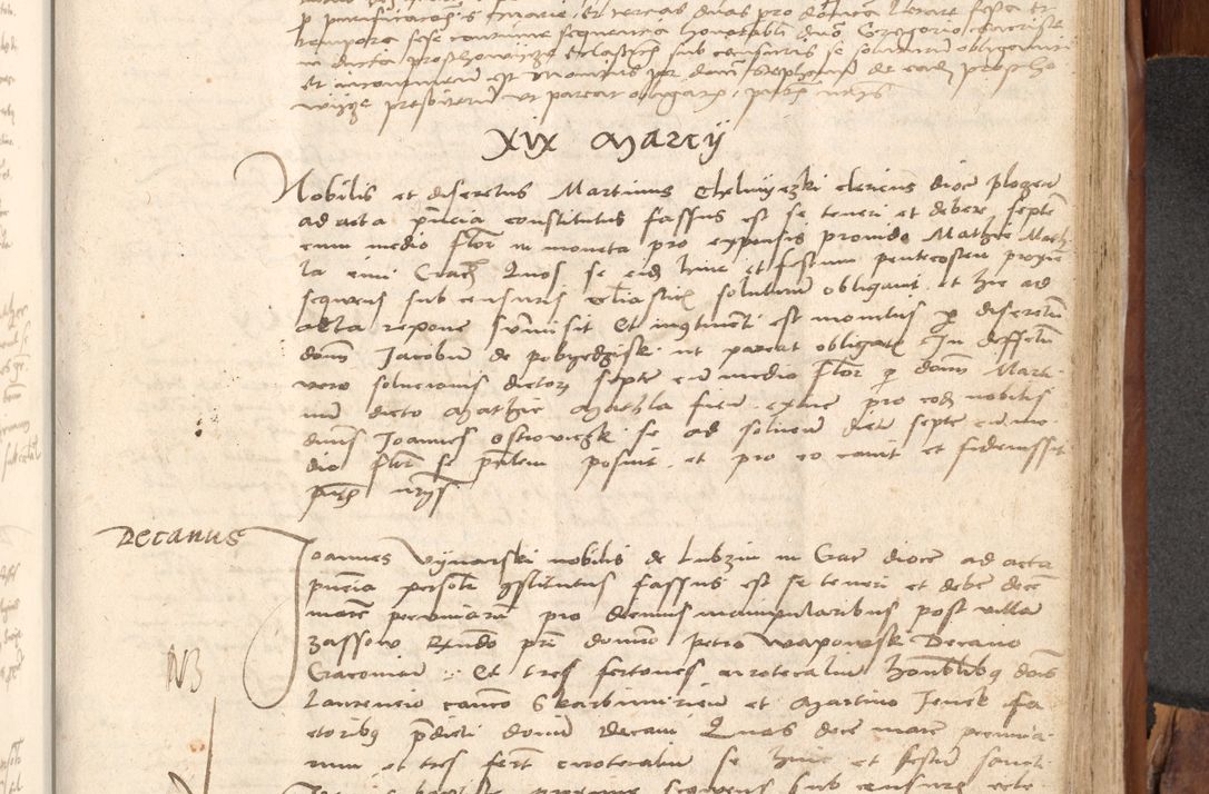 Zdjęcie nr 702 dla obiektu archiwalnego: Acta obligationum coram reverendo patre domino Thoma Rosnowsky canonico et officiali generali Cracoviensi ad annum Domini 1518