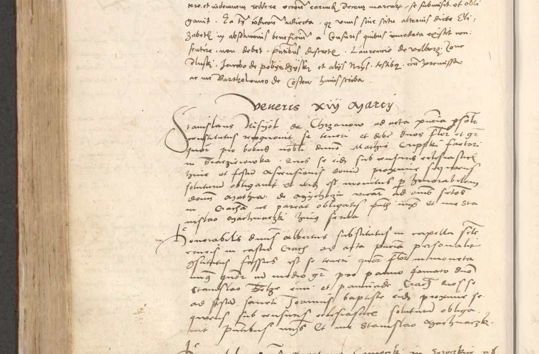Zdjęcie nr 697 dla obiektu archiwalnego: Acta obligationum coram reverendo patre domino Thoma Rosnowsky canonico et officiali generali Cracoviensi ad annum Domini 1518