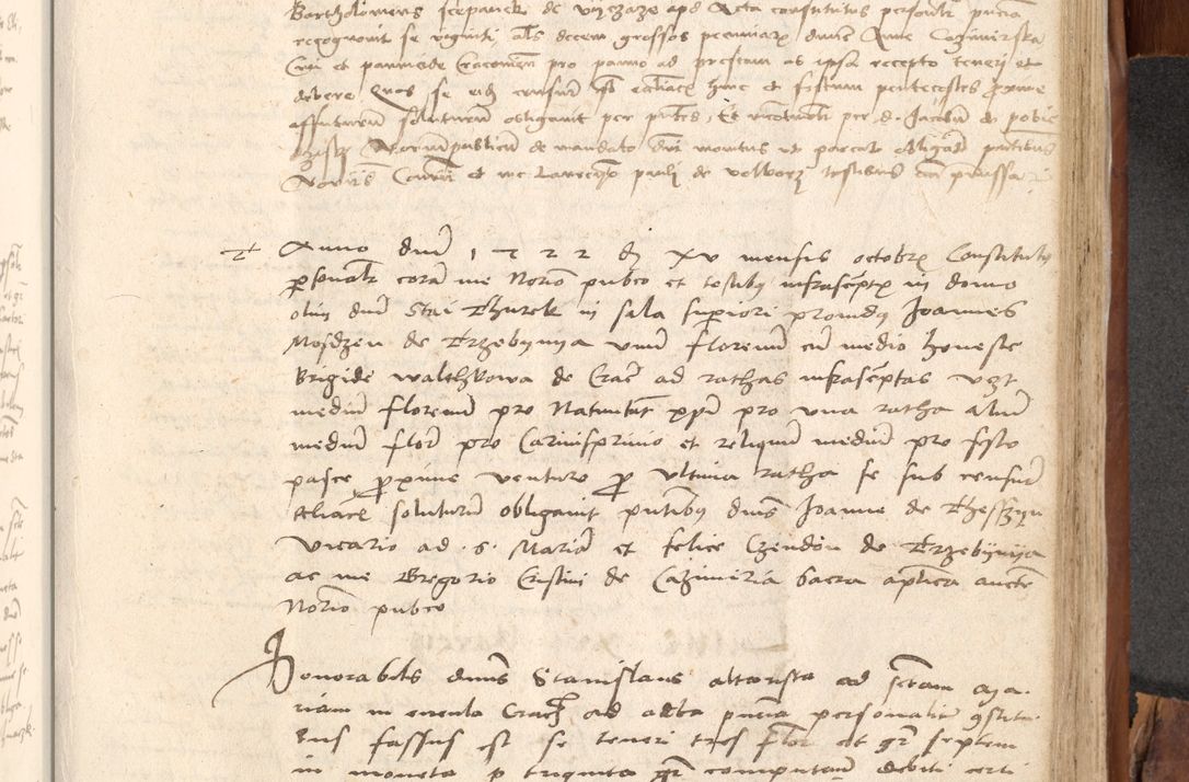Zdjęcie nr 698 dla obiektu archiwalnego: Acta obligationum coram reverendo patre domino Thoma Rosnowsky canonico et officiali generali Cracoviensi ad annum Domini 1518