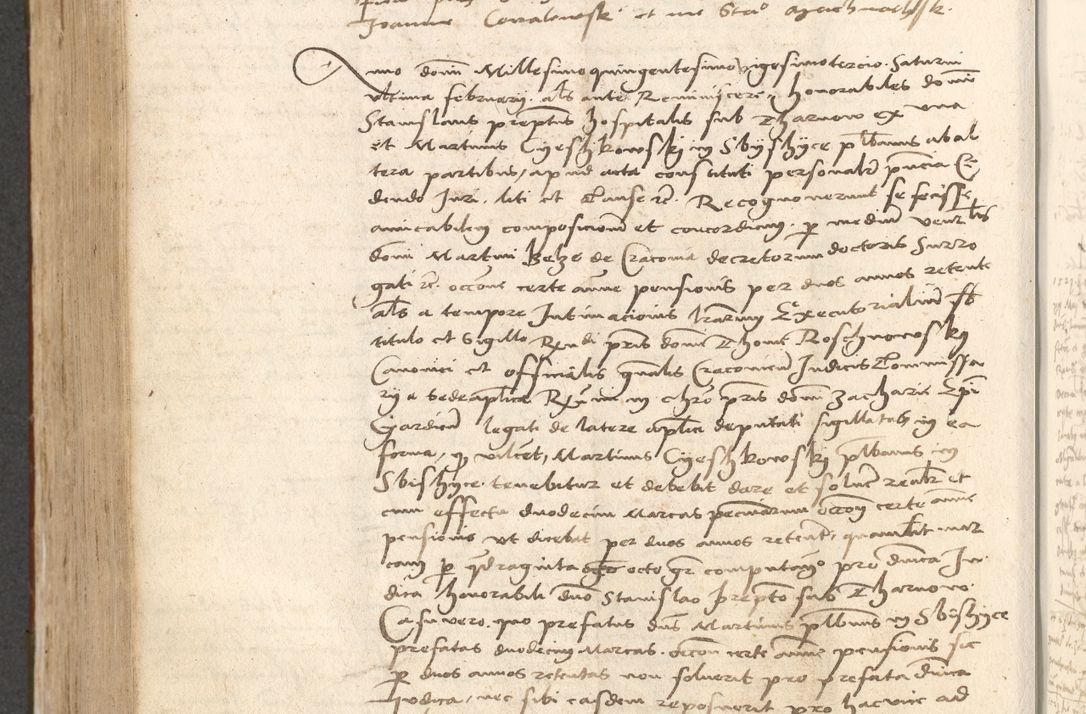 Zdjęcie nr 691 dla obiektu archiwalnego: Acta obligationum coram reverendo patre domino Thoma Rosnowsky canonico et officiali generali Cracoviensi ad annum Domini 1518
