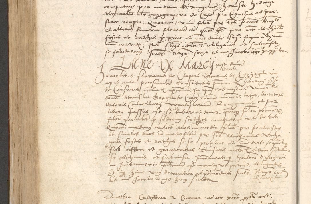 Zdjęcie nr 693 dla obiektu archiwalnego: Acta obligationum coram reverendo patre domino Thoma Rosnowsky canonico et officiali generali Cracoviensi ad annum Domini 1518