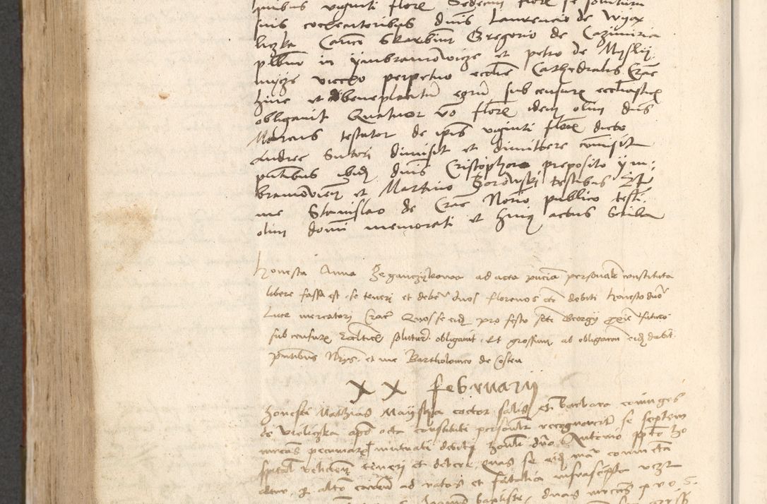 Zdjęcie nr 685 dla obiektu archiwalnego: Acta obligationum coram reverendo patre domino Thoma Rosnowsky canonico et officiali generali Cracoviensi ad annum Domini 1518