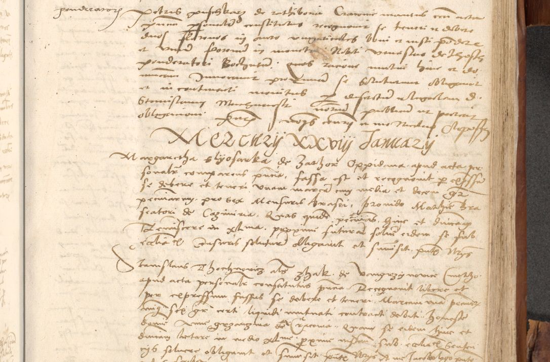 Zdjęcie nr 678 dla obiektu archiwalnego: Acta obligationum coram reverendo patre domino Thoma Rosnowsky canonico et officiali generali Cracoviensi ad annum Domini 1518