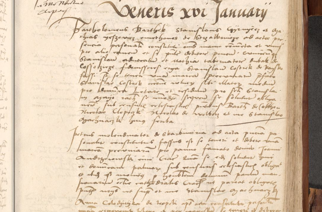 Zdjęcie nr 676 dla obiektu archiwalnego: Acta obligationum coram reverendo patre domino Thoma Rosnowsky canonico et officiali generali Cracoviensi ad annum Domini 1518