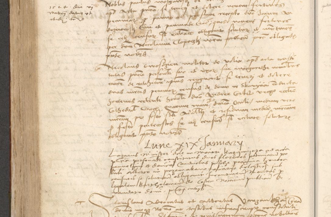 Zdjęcie nr 677 dla obiektu archiwalnego: Acta obligationum coram reverendo patre domino Thoma Rosnowsky canonico et officiali generali Cracoviensi ad annum Domini 1518