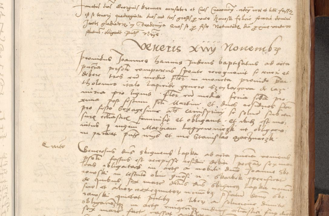 Zdjęcie nr 646 dla obiektu archiwalnego: Acta obligationum coram reverendo patre domino Thoma Rosnowsky canonico et officiali generali Cracoviensi ad annum Domini 1518