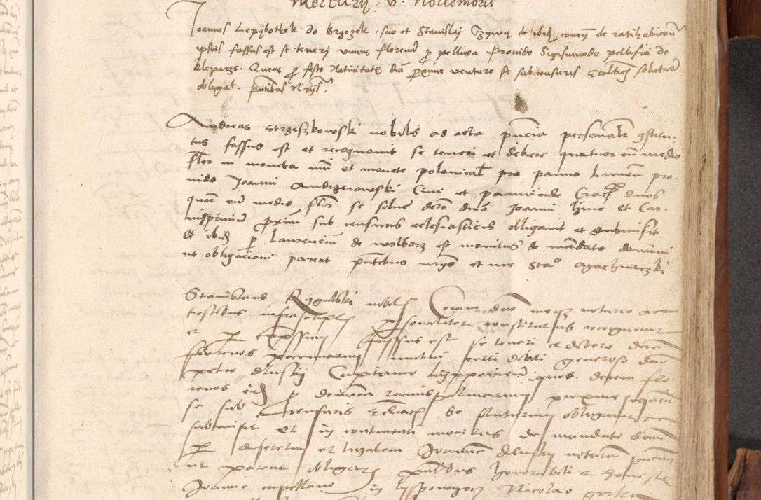 Zdjęcie nr 644 dla obiektu archiwalnego: Acta obligationum coram reverendo patre domino Thoma Rosnowsky canonico et officiali generali Cracoviensi ad annum Domini 1518