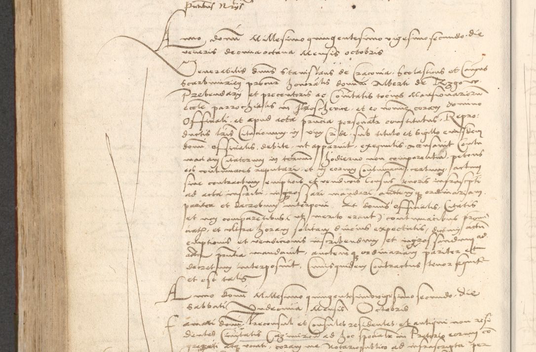 Zdjęcie nr 641 dla obiektu archiwalnego: Acta obligationum coram reverendo patre domino Thoma Rosnowsky canonico et officiali generali Cracoviensi ad annum Domini 1518