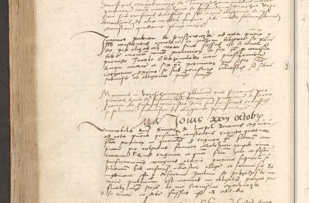 Zdjęcie nr 639 dla obiektu archiwalnego: Acta obligationum coram reverendo patre domino Thoma Rosnowsky canonico et officiali generali Cracoviensi ad annum Domini 1518