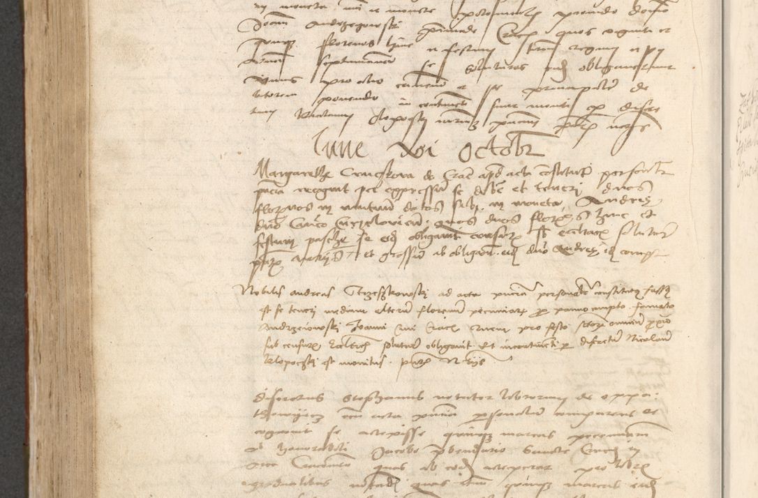 Zdjęcie nr 635 dla obiektu archiwalnego: Acta obligationum coram reverendo patre domino Thoma Rosnowsky canonico et officiali generali Cracoviensi ad annum Domini 1518
