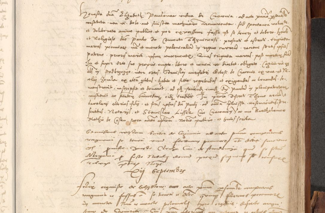 Zdjęcie nr 626 dla obiektu archiwalnego: Acta obligationum coram reverendo patre domino Thoma Rosnowsky canonico et officiali generali Cracoviensi ad annum Domini 1518