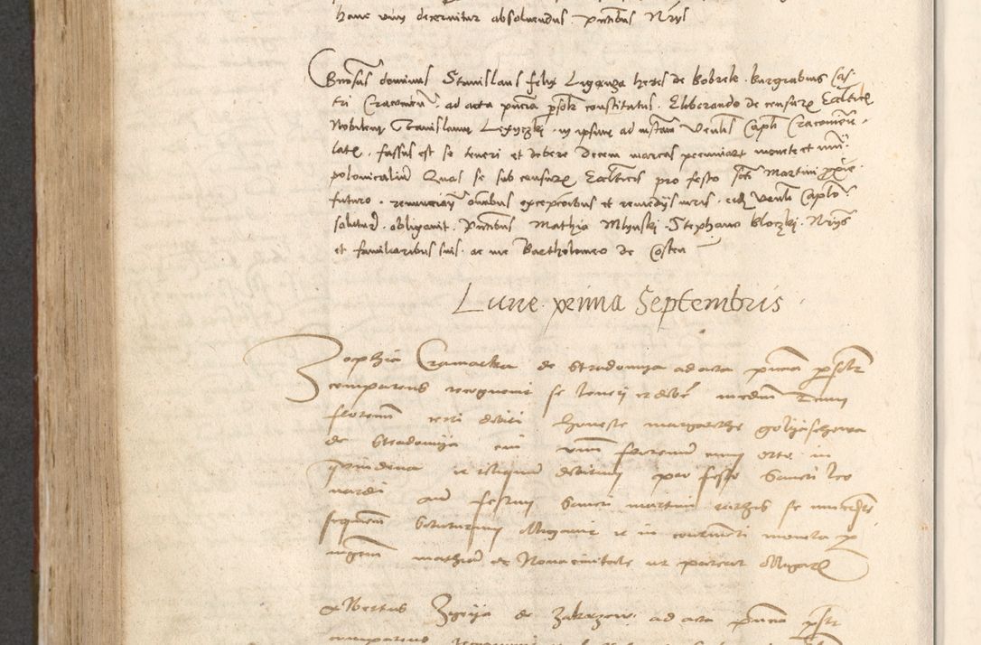 Zdjęcie nr 623 dla obiektu archiwalnego: Acta obligationum coram reverendo patre domino Thoma Rosnowsky canonico et officiali generali Cracoviensi ad annum Domini 1518