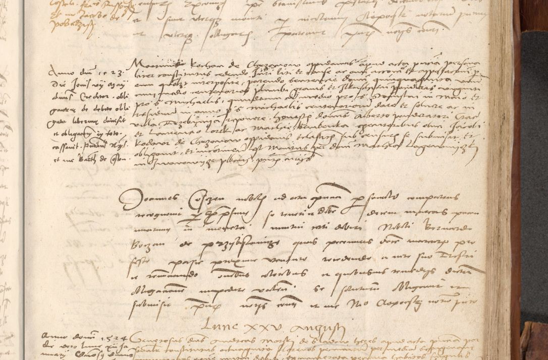 Zdjęcie nr 620 dla obiektu archiwalnego: Acta obligationum coram reverendo patre domino Thoma Rosnowsky canonico et officiali generali Cracoviensi ad annum Domini 1518
