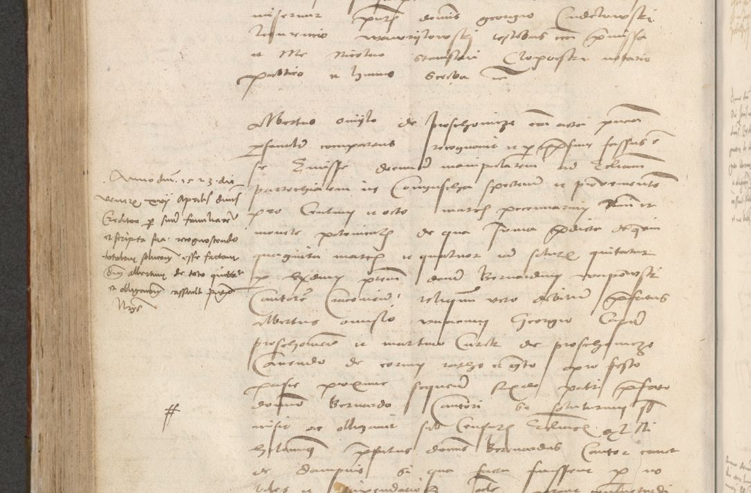 Zdjęcie nr 619 dla obiektu archiwalnego: Acta obligationum coram reverendo patre domino Thoma Rosnowsky canonico et officiali generali Cracoviensi ad annum Domini 1518