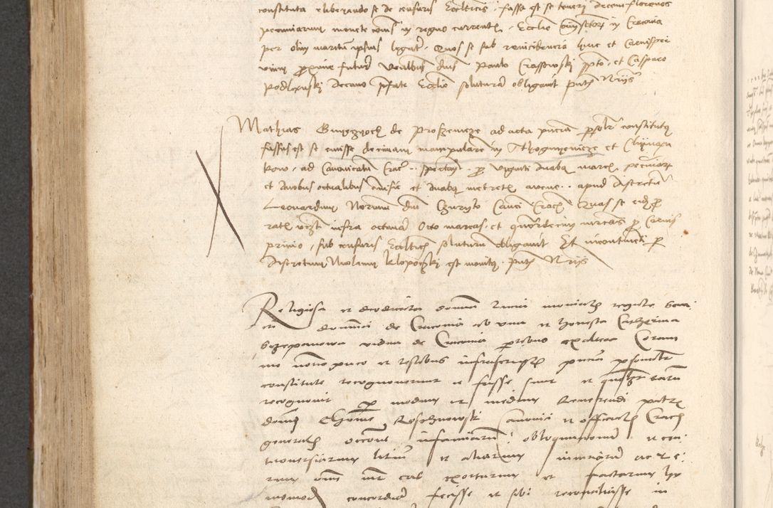 Zdjęcie nr 615 dla obiektu archiwalnego: Acta obligationum coram reverendo patre domino Thoma Rosnowsky canonico et officiali generali Cracoviensi ad annum Domini 1518