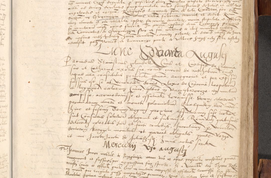 Zdjęcie nr 614 dla obiektu archiwalnego: Acta obligationum coram reverendo patre domino Thoma Rosnowsky canonico et officiali generali Cracoviensi ad annum Domini 1518