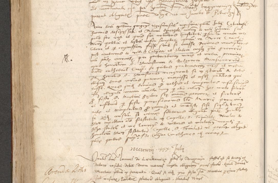Zdjęcie nr 611 dla obiektu archiwalnego: Acta obligationum coram reverendo patre domino Thoma Rosnowsky canonico et officiali generali Cracoviensi ad annum Domini 1518