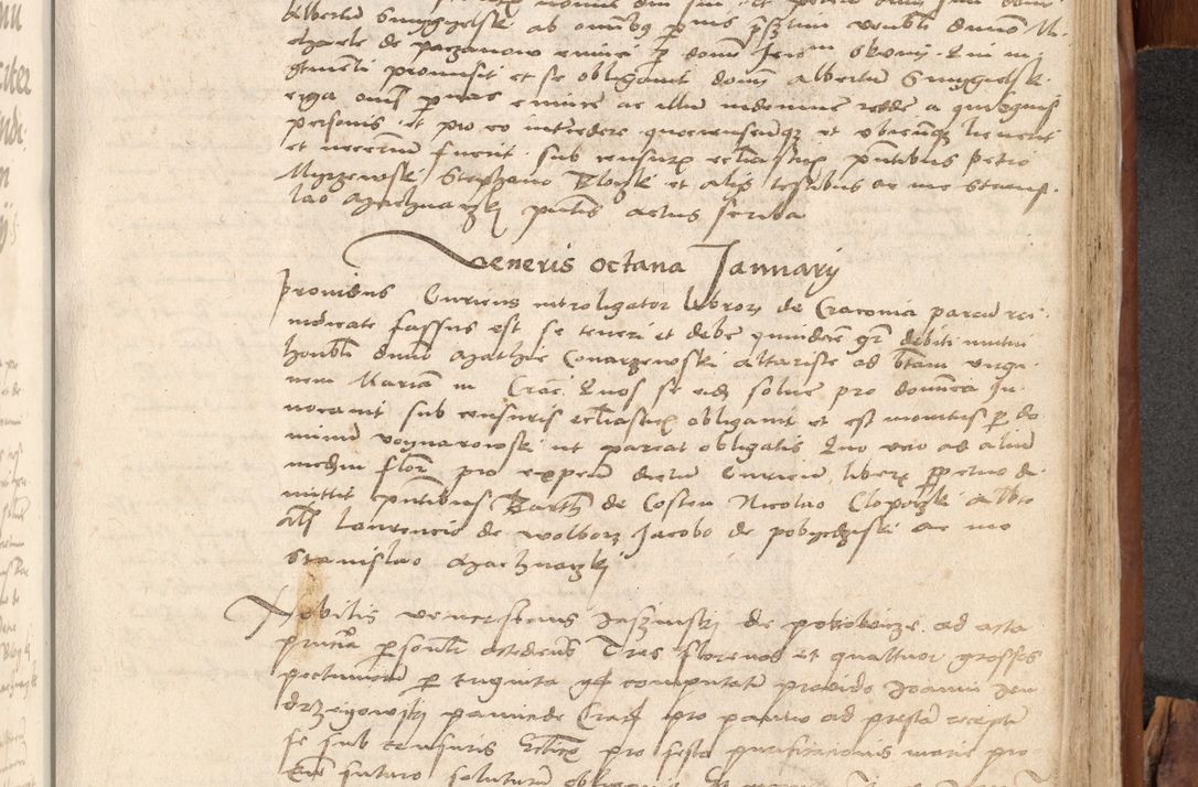 Zdjęcie nr 804 dla obiektu archiwalnego: Acta obligationum coram reverendo patre domino Thoma Rosnowsky canonico et officiali generali Cracoviensi ad annum Domini 1518