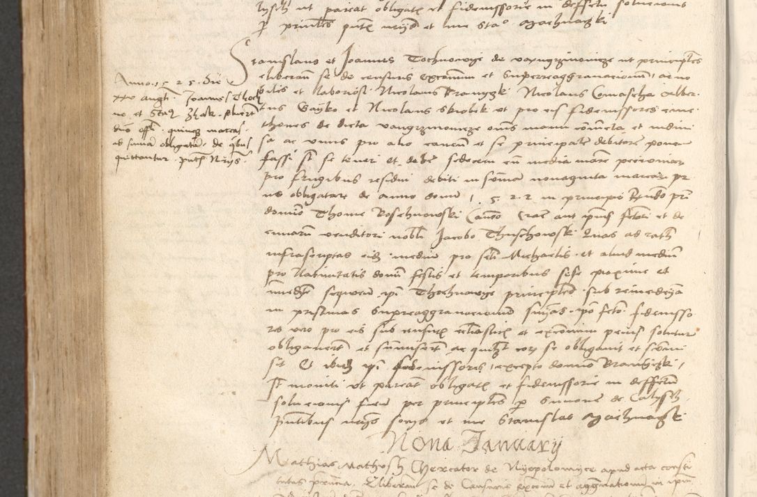 Zdjęcie nr 805 dla obiektu archiwalnego: Acta obligationum coram reverendo patre domino Thoma Rosnowsky canonico et officiali generali Cracoviensi ad annum Domini 1518
