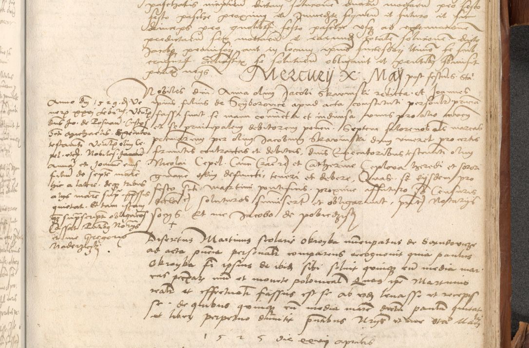 Zdjęcie nr 1002 dla obiektu archiwalnego: Acta obligationum coram reverendo patre domino Thoma Rosnowsky canonico et officiali generali Cracoviensi ad annum Domini 1518