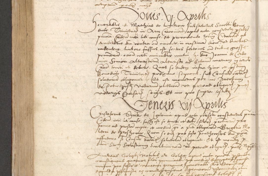 Zdjęcie nr 993 dla obiektu archiwalnego: Acta obligationum coram reverendo patre domino Thoma Rosnowsky canonico et officiali generali Cracoviensi ad annum Domini 1518