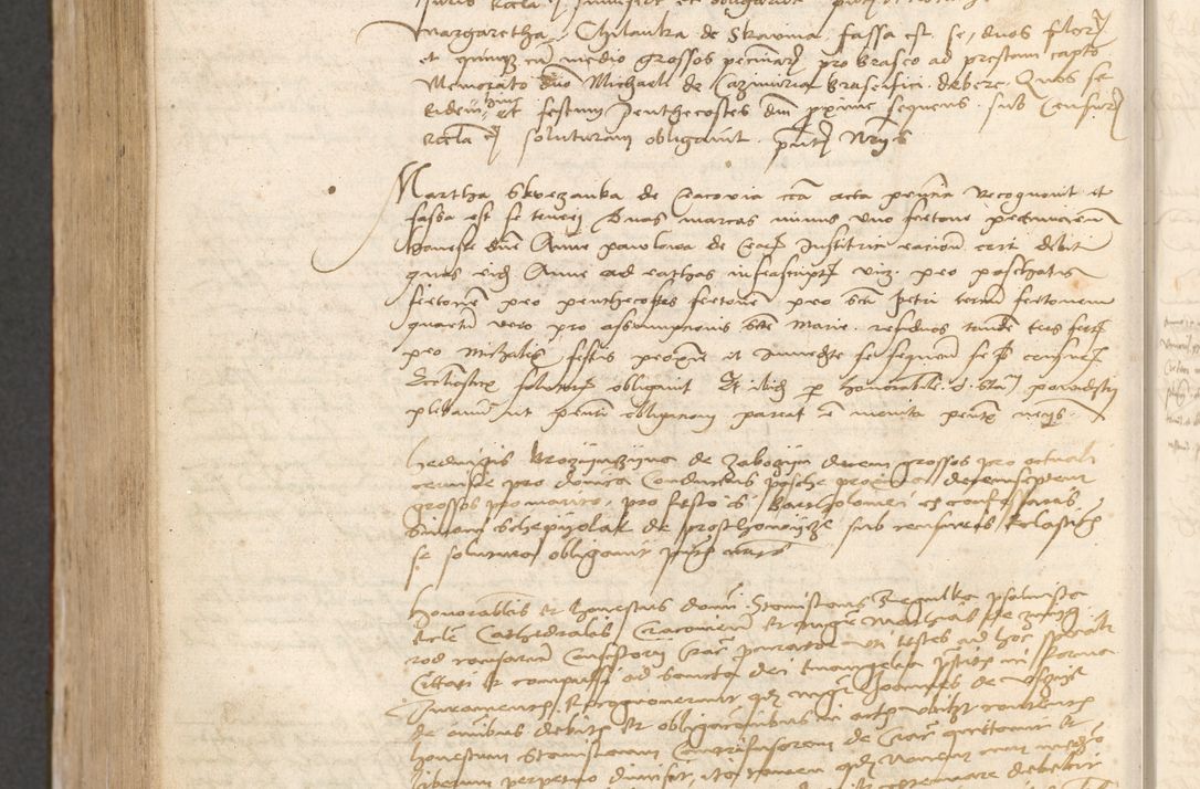 Zdjęcie nr 991 dla obiektu archiwalnego: Acta obligationum coram reverendo patre domino Thoma Rosnowsky canonico et officiali generali Cracoviensi ad annum Domini 1518