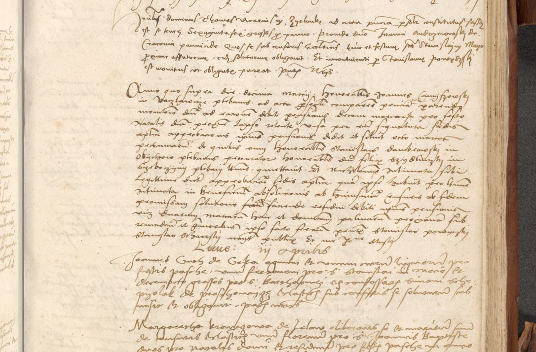 Zdjęcie nr 990 dla obiektu archiwalnego: Acta obligationum coram reverendo patre domino Thoma Rosnowsky canonico et officiali generali Cracoviensi ad annum Domini 1518