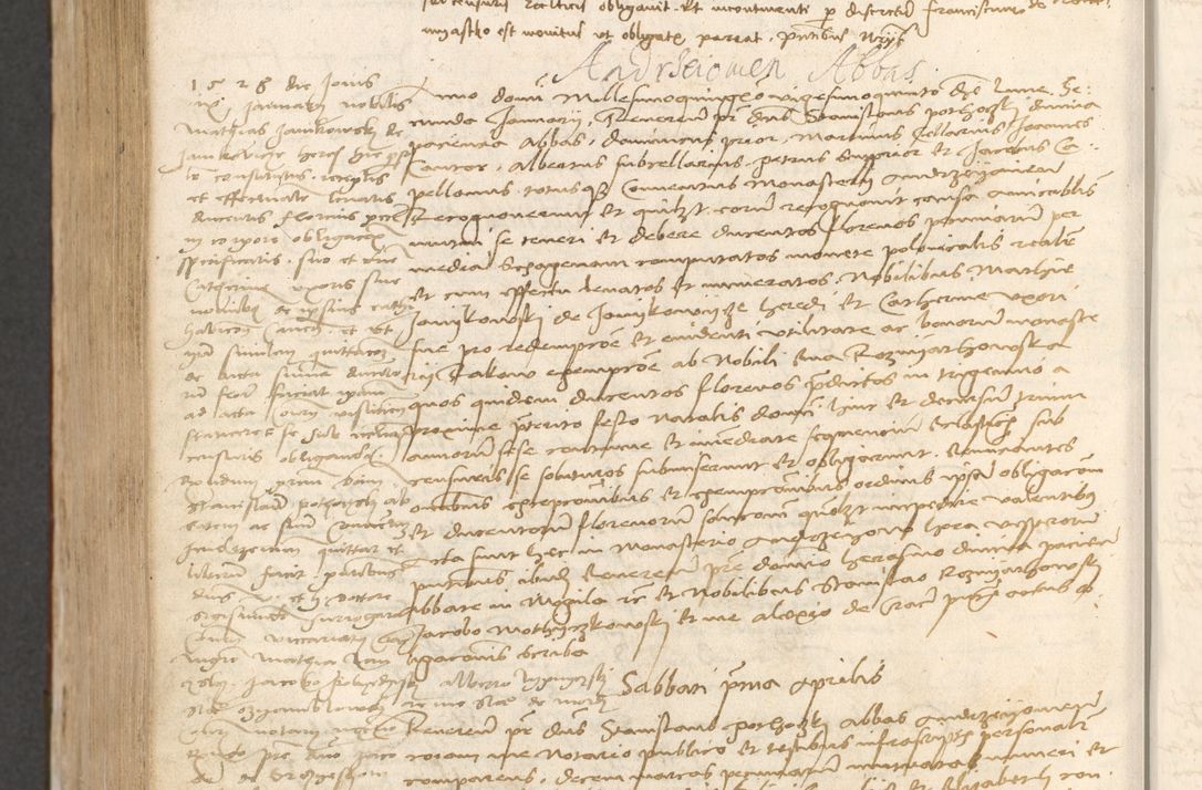 Zdjęcie nr 989 dla obiektu archiwalnego: Acta obligationum coram reverendo patre domino Thoma Rosnowsky canonico et officiali generali Cracoviensi ad annum Domini 1518