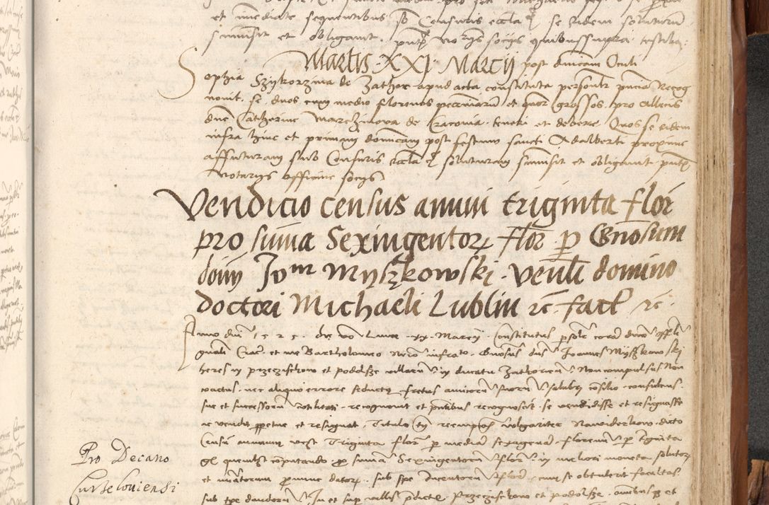 Zdjęcie nr 976 dla obiektu archiwalnego: Acta obligationum coram reverendo patre domino Thoma Rosnowsky canonico et officiali generali Cracoviensi ad annum Domini 1518