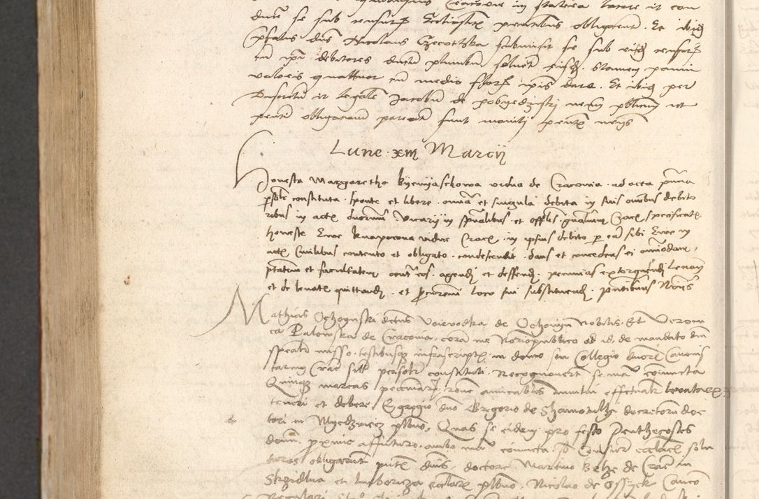 Zdjęcie nr 971 dla obiektu archiwalnego: Acta obligationum coram reverendo patre domino Thoma Rosnowsky canonico et officiali generali Cracoviensi ad annum Domini 1518