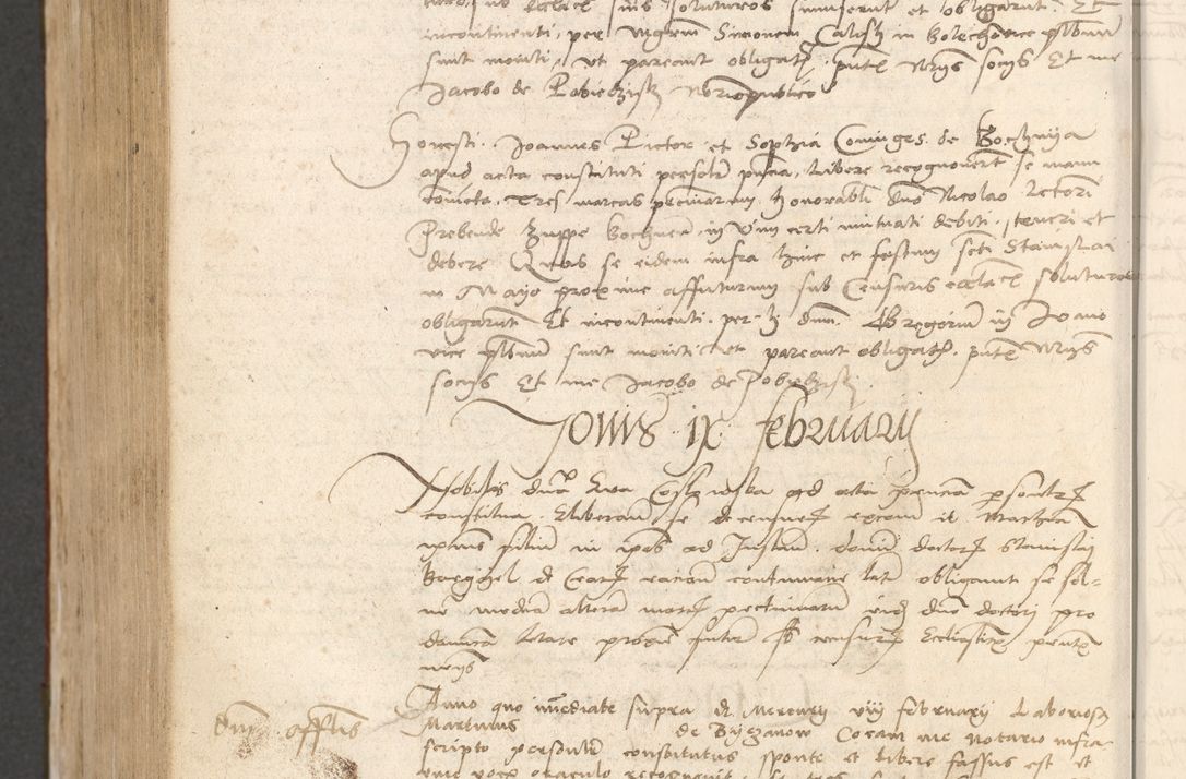 Zdjęcie nr 959 dla obiektu archiwalnego: Acta obligationum coram reverendo patre domino Thoma Rosnowsky canonico et officiali generali Cracoviensi ad annum Domini 1518