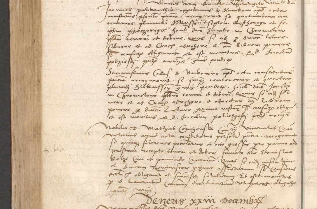 Zdjęcie nr 947 dla obiektu archiwalnego: Acta obligationum coram reverendo patre domino Thoma Rosnowsky canonico et officiali generali Cracoviensi ad annum Domini 1518