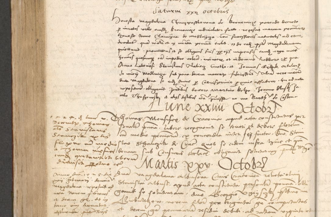 Zdjęcie nr 927 dla obiektu archiwalnego: Acta obligationum coram reverendo patre domino Thoma Rosnowsky canonico et officiali generali Cracoviensi ad annum Domini 1518