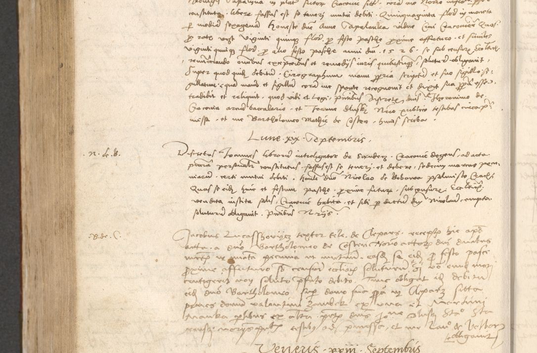 Zdjęcie nr 923 dla obiektu archiwalnego: Acta obligationum coram reverendo patre domino Thoma Rosnowsky canonico et officiali generali Cracoviensi ad annum Domini 1518
