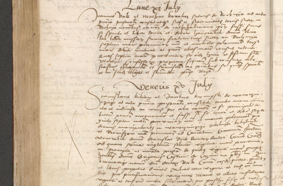 Zdjęcie nr 911 dla obiektu archiwalnego: Acta obligationum coram reverendo patre domino Thoma Rosnowsky canonico et officiali generali Cracoviensi ad annum Domini 1518