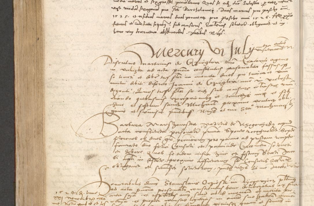 Zdjęcie nr 909 dla obiektu archiwalnego: Acta obligationum coram reverendo patre domino Thoma Rosnowsky canonico et officiali generali Cracoviensi ad annum Domini 1518