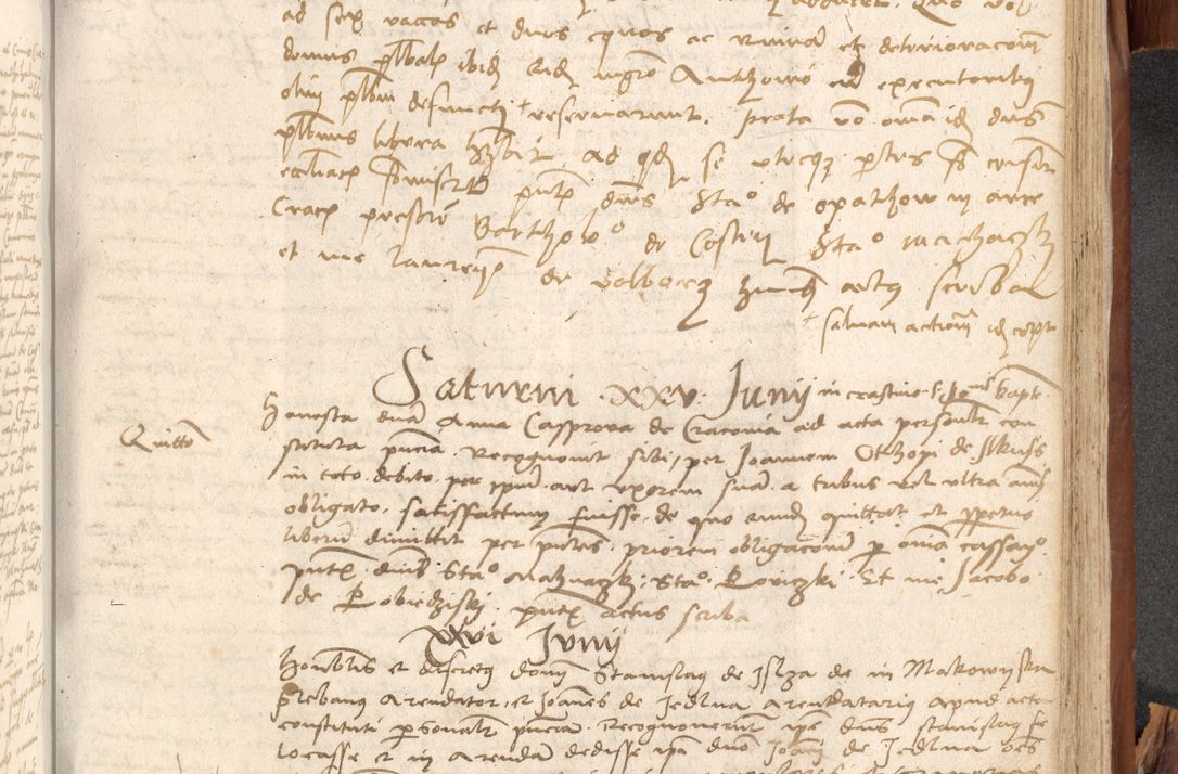 Zdjęcie nr 906 dla obiektu archiwalnego: Acta obligationum coram reverendo patre domino Thoma Rosnowsky canonico et officiali generali Cracoviensi ad annum Domini 1518